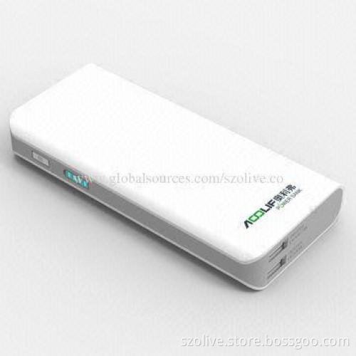 Li-polymer Battery Power Banks, 8,800/10,400mAh battery capacity